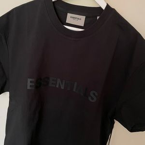 Essentials Fear of God Black T-Shirt